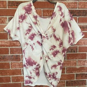 Boutique tie-dye/back-tie top